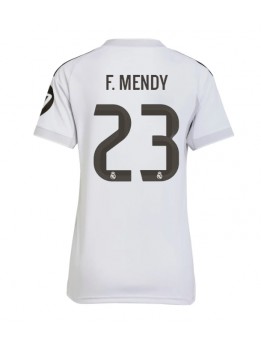 Billige Real Madrid Ferland Mendy #23 Hjemmedrakt Dame 2025-26 Kortermet